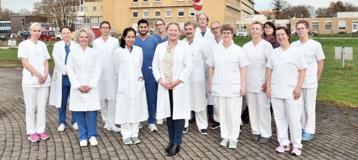 Das Team der Klinik für Allgeim-, Viszeral-, Thorax- und Gefäßchirurgie